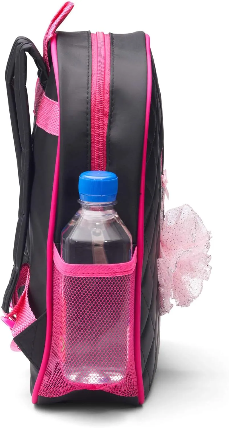 GLOBAL FBA INC Dance Bag For Girls 3-9 Years Old, Backpack Ballet with Padded Straps, Ballet Items, Ballerina Gifts For Little Girls