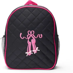GLOBAL FBA INC Dance Bag For Girls 3-9 Years Old, Backpack Ballet with Padded Straps, Ballet Items, Ballerina Gifts For Little Girls