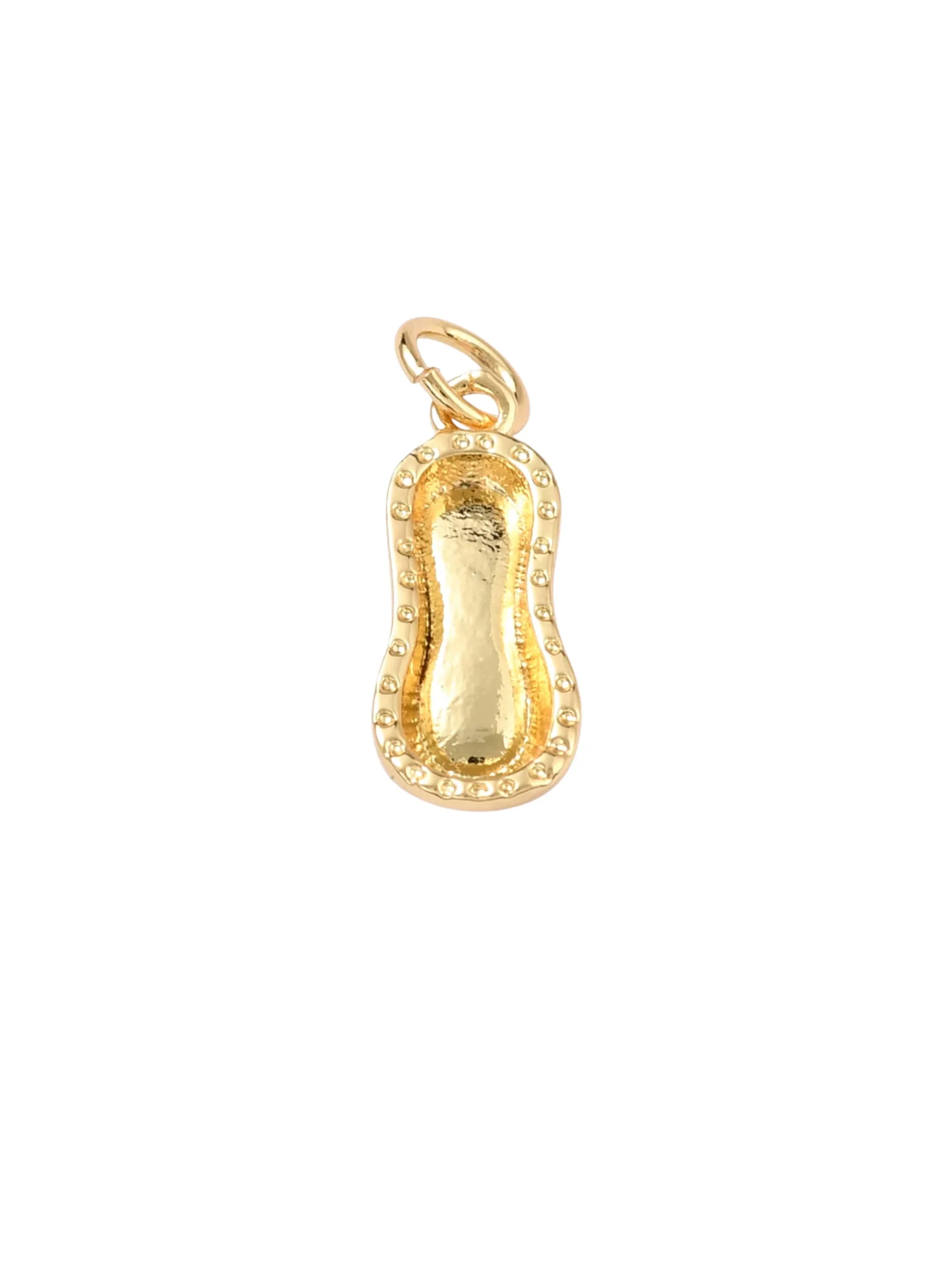 Gold 'On Pointe' Soft Pink Ballet Slipper Charm