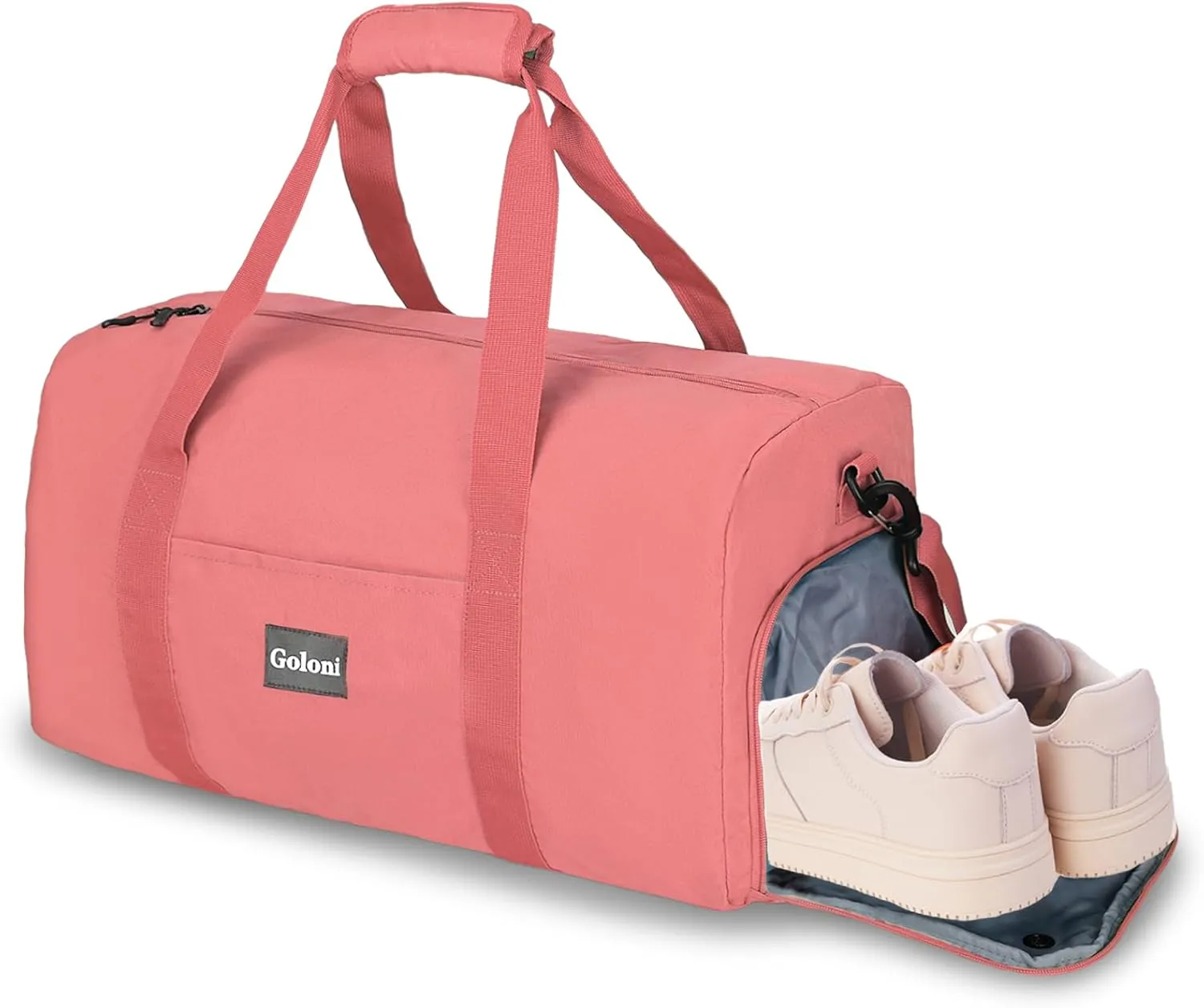Goloni Cute Duffle Bag for Women, Gym Bag with Shoe Compartment, Lightweight Weekend Travel Duffel Bag,Overnight Bag with Wet Pocket