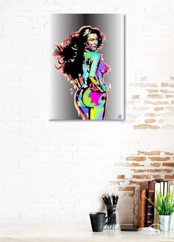GRANDART.COM - Kim Kardashian - Canvas Wall Art By Technodrome1