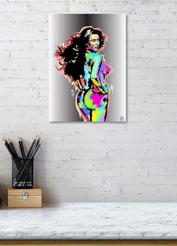 GRANDART.COM - Kim Kardashian - Canvas Wall Art By Technodrome1