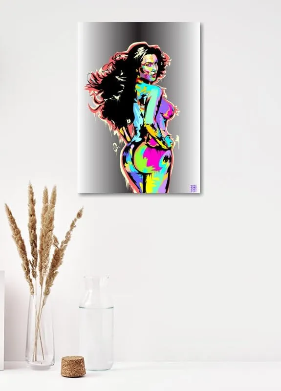 GRANDART.COM - Kim Kardashian - Canvas Wall Art By Technodrome1