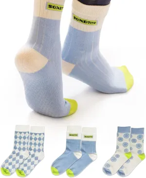 Grip Women Socks Pilates Yoga Socks Non Slip Barre Dance Hospital Running Cute Cotton Ankle Slipper Sock 3 Pairs