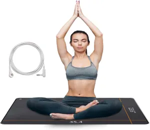Grounding Mat,35.4x23.6 inches,Reconnect to The Earth EMF Recovery,for Foot Therapy, Universal Grounding Sleep Mat, Grounding Yoga Mat,Improve Energy,Sleep Assist and Helps with Anxiety