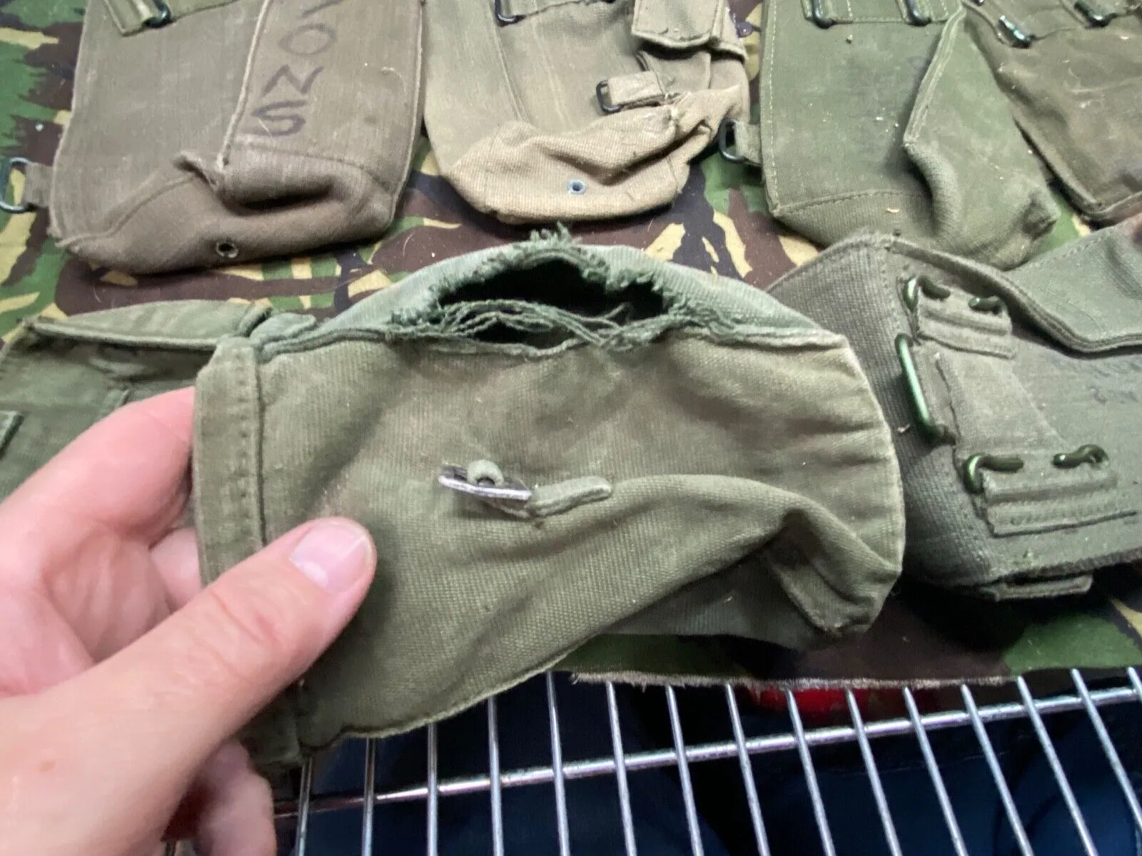 Group of British Army 58 Pattern Webbing Pouches