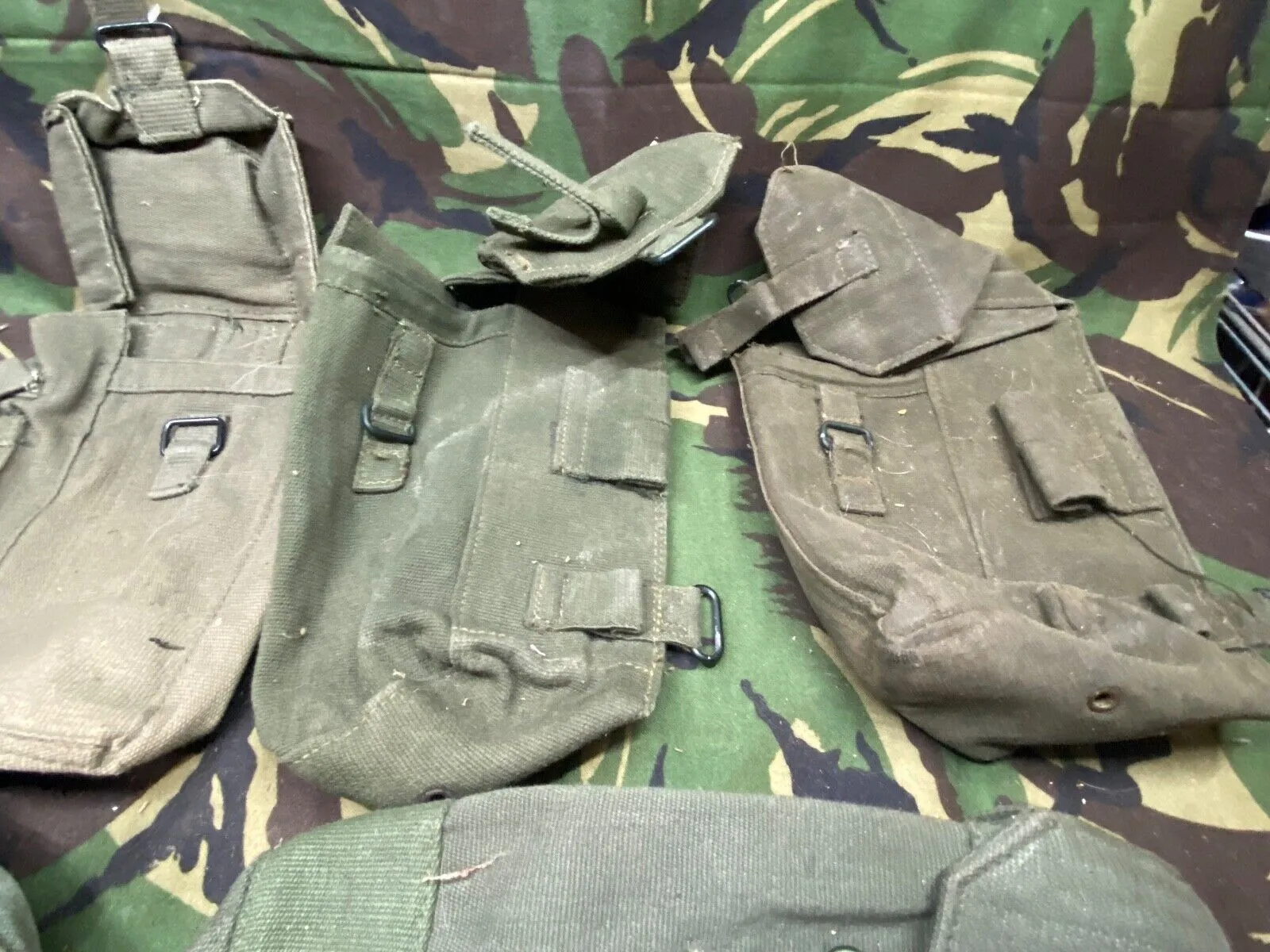 Group of British Army 58 Pattern Webbing Pouches