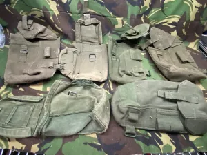 Group of British Army 58 Pattern Webbing Pouches