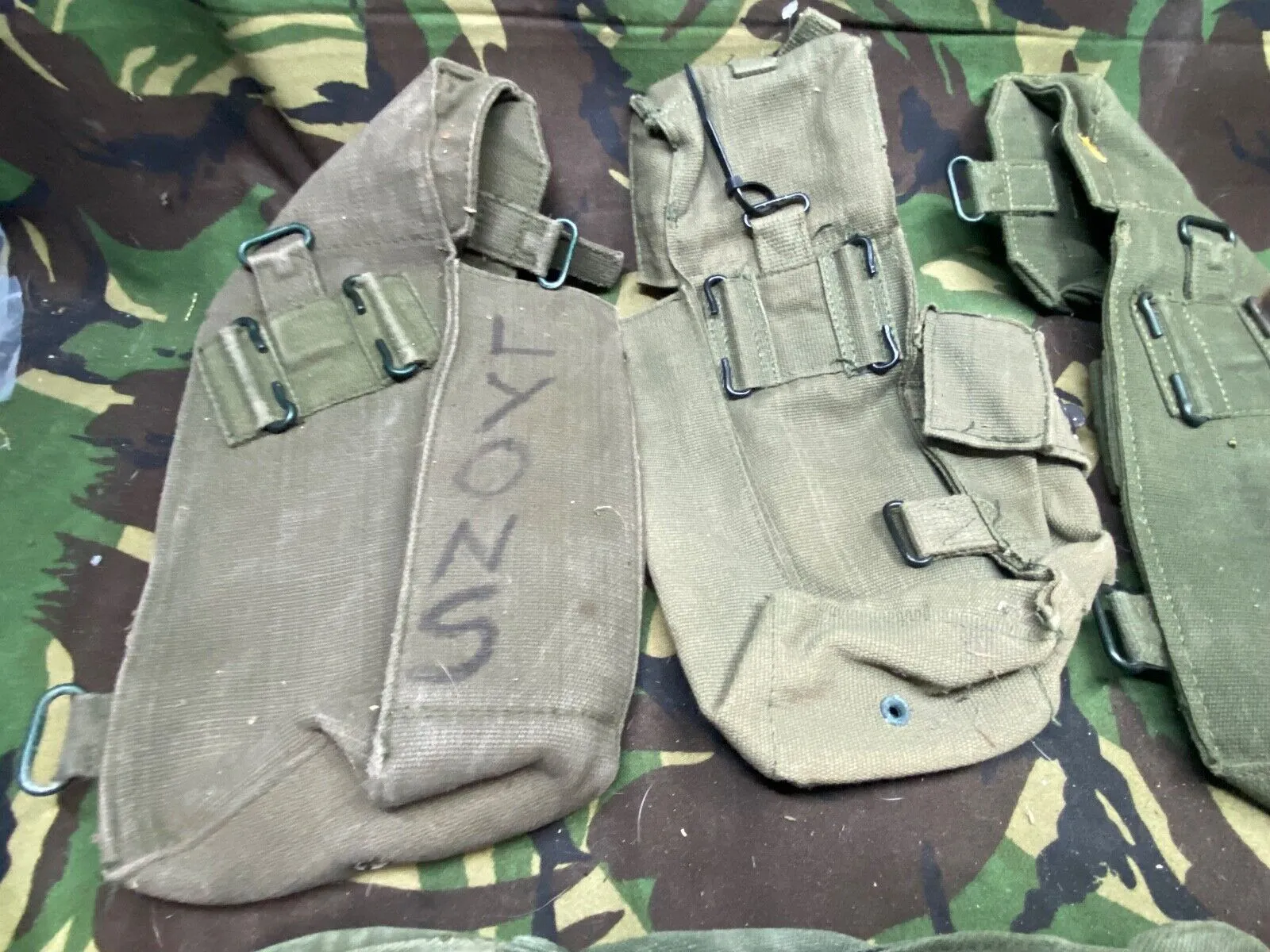 Group of British Army 58 Pattern Webbing Pouches