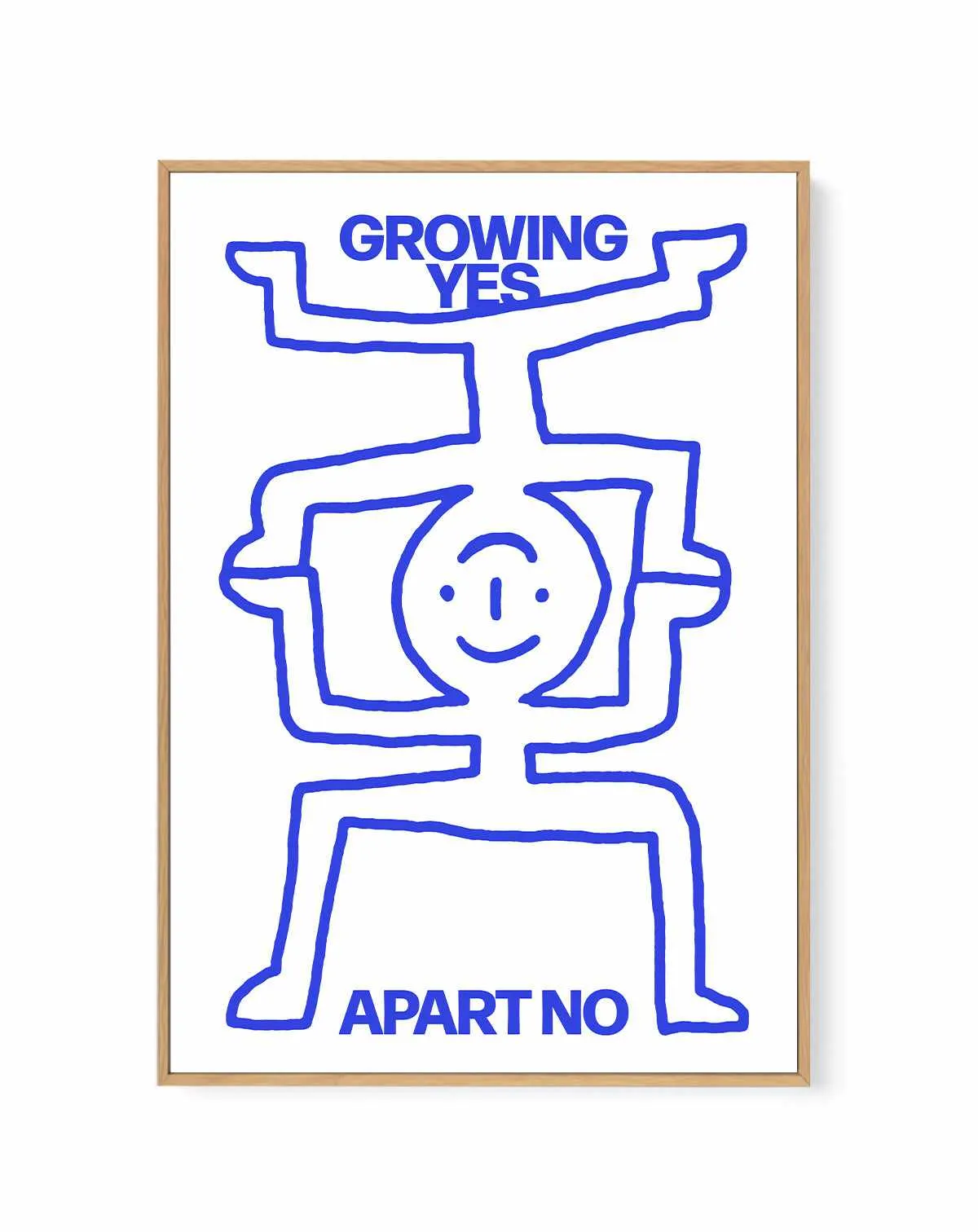 Growing Apart | Framed Canvas Art Print