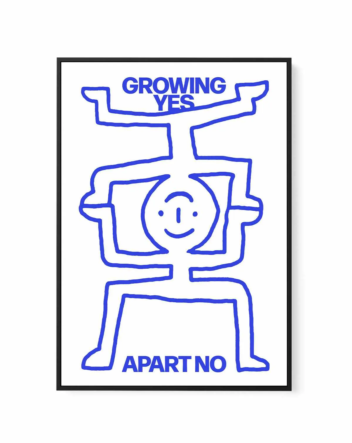 Growing Apart | Framed Canvas Art Print