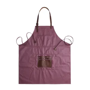 Handmade Canvas Apron with Pockets and Adjustable Waist Ties