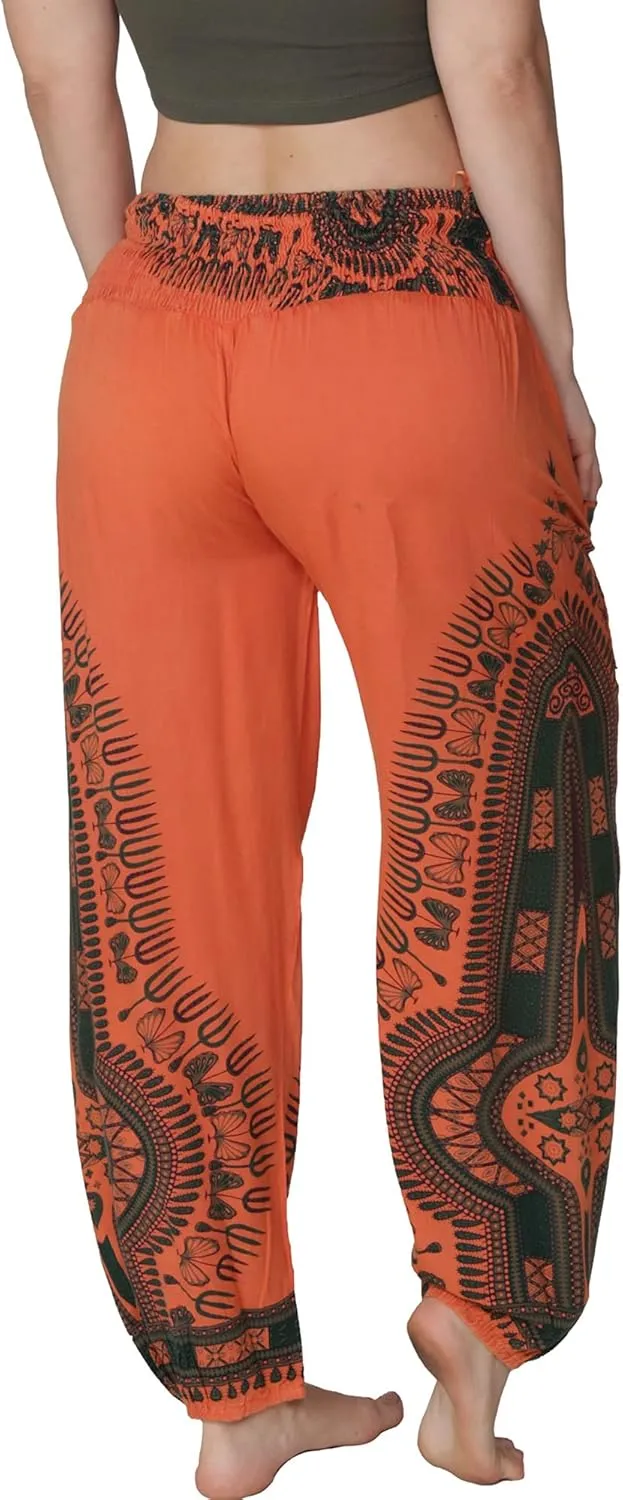Harem Pants for Women Hippie Bohemian Casual Gypsy Pants, Ideal Yoga Pant - Baggy Boho Harem Pants