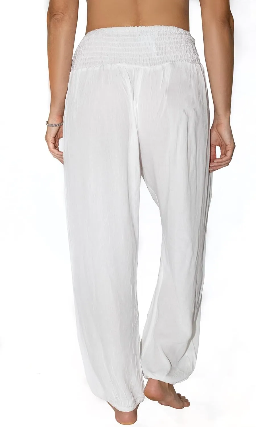 Harem Pants for Women Hippie Bohemian Casual Gypsy Pants, Ideal Yoga Pant - Baggy Boho Harem Pants