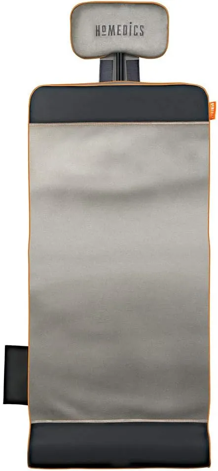 Homedics Yoga Fitness Back and Lumbar Stretching Mat with Air Compression and 3 Levels of Intensisty, Silver