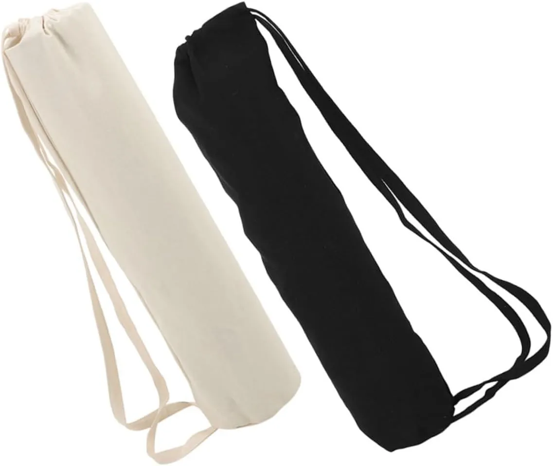 Homoyoyo Yoga Mat and Bag Set Dual Shoulder Straps Yoga Mat Carrier Backpack Waterproof Tote Bag for Women