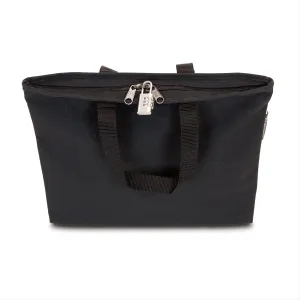 Hopkins Medical Products PHI Carrier, Lock and Key Included, Letter Size Records Bag, Black, 14 in. x 1 in. x 11 in.
