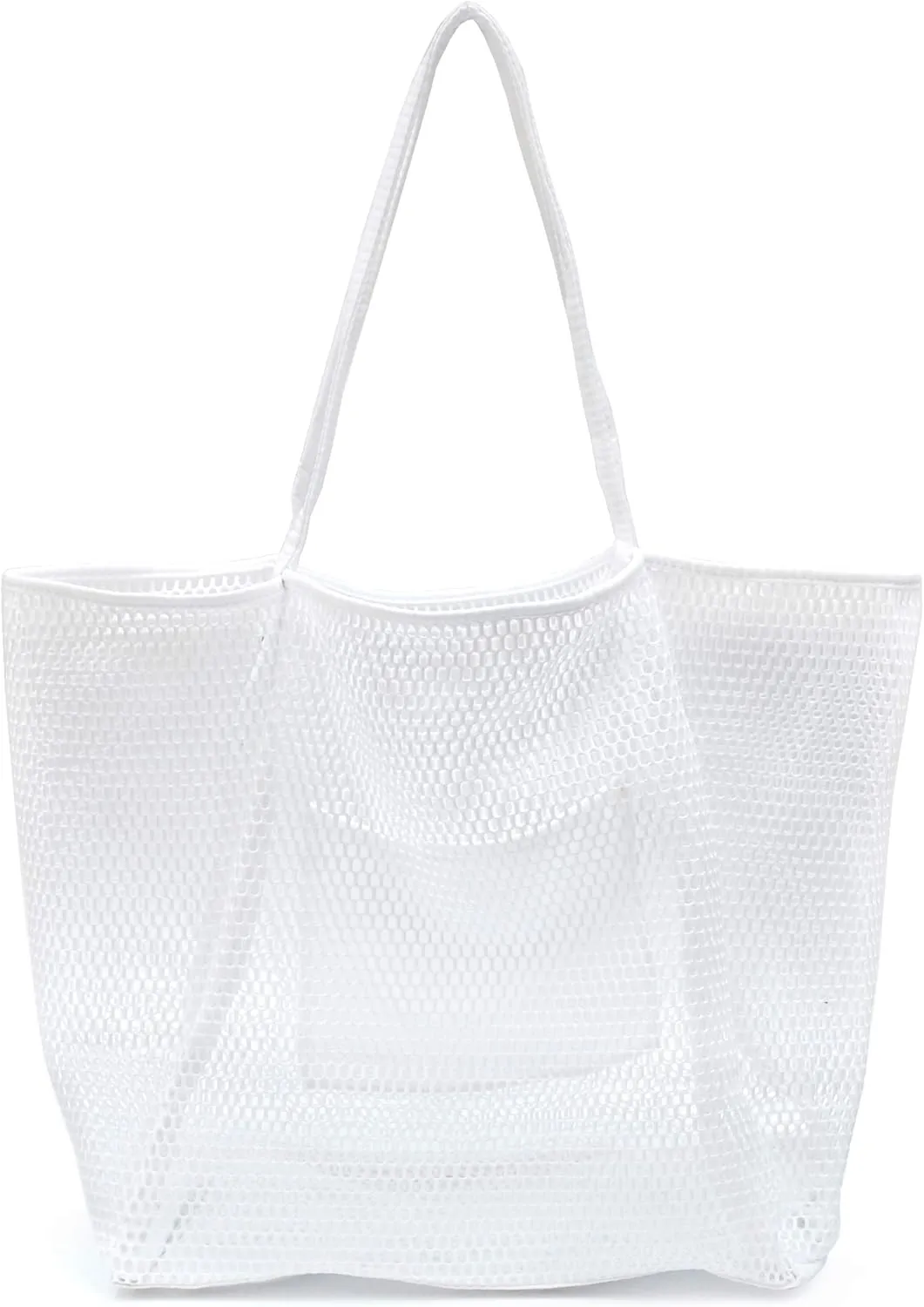 HOXIS Mesh Beach Tote Womens Shoulder Handbag
