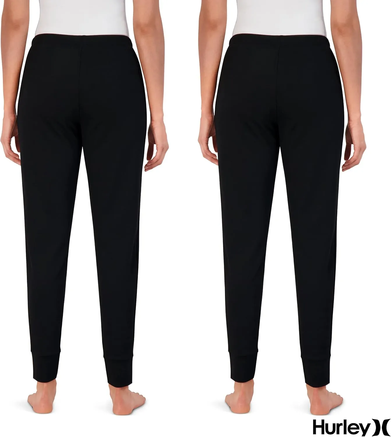 Hurley Womens 2 Pack Pajama Pants, Cute Super Soft Sleep Joggers