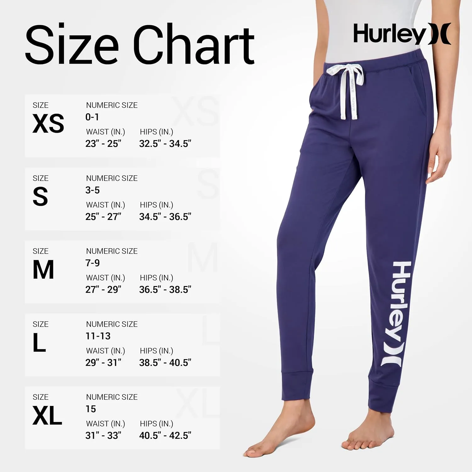 Hurley Womens 2 Pack Pajama Pants, Cute Super Soft Sleep Joggers