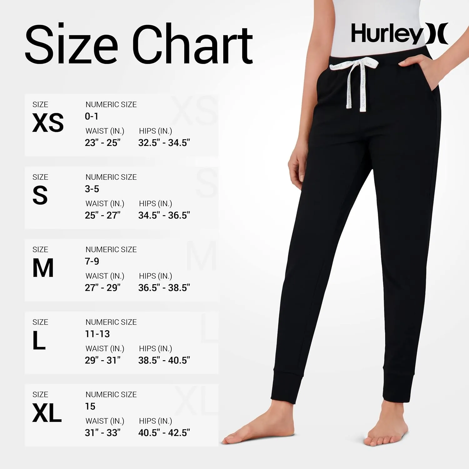 Hurley Womens 2 Pack Pajama Pants, Cute Super Soft Sleep Joggers