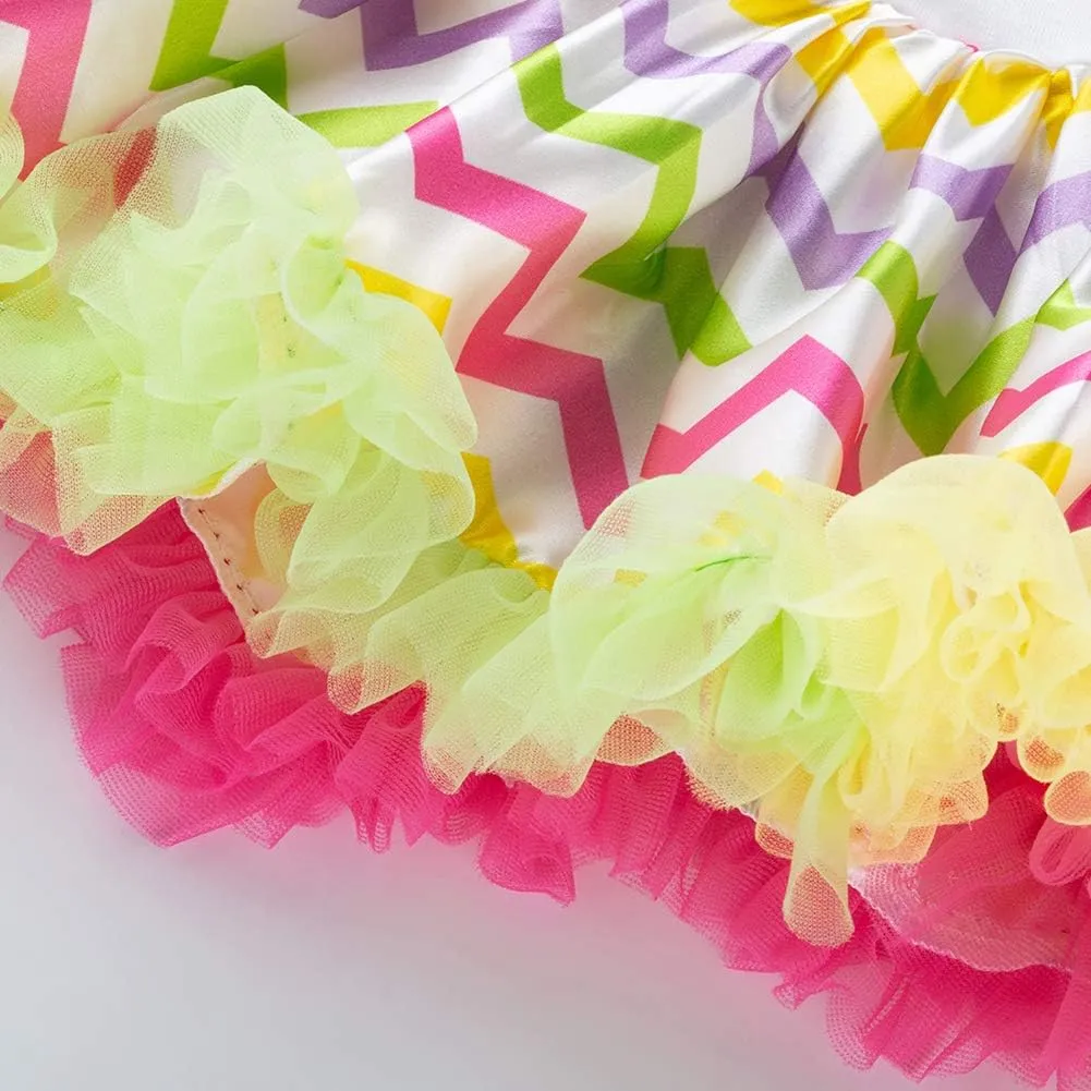 IBTOM CASTLE 3pcs/4pcs Baby Girls 1st Easter Bunny Tutu Dress Headband Leggings Shoes Outfits Bodysuit Princess Costume