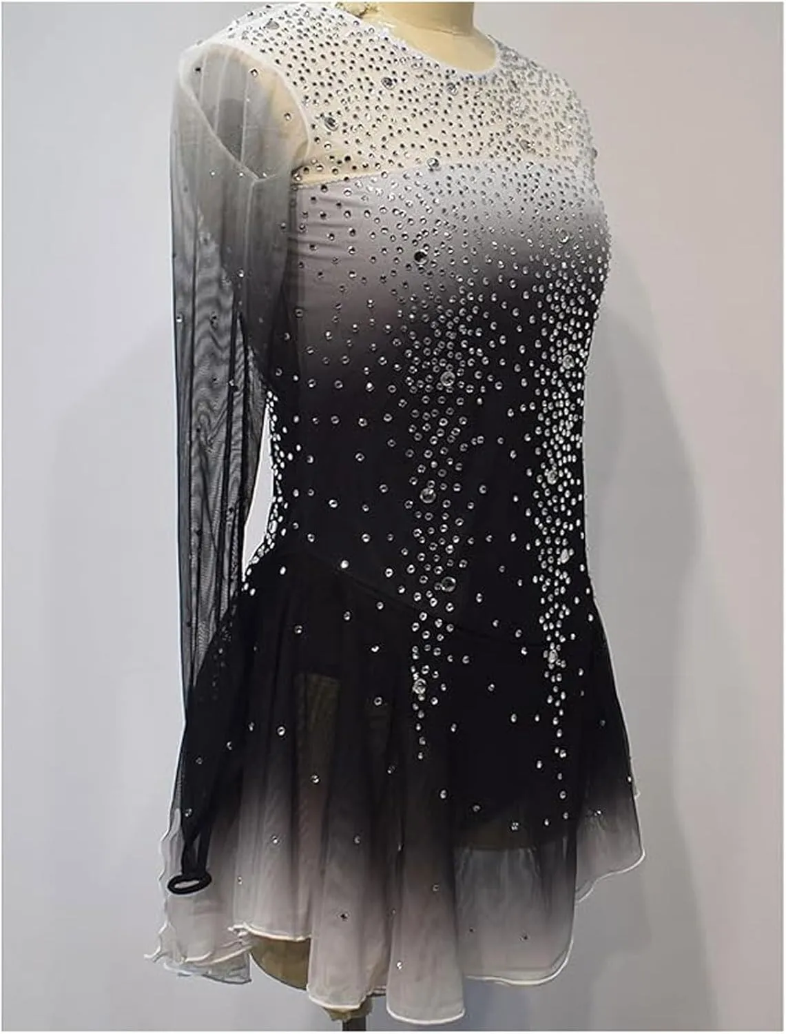Ice Figure Skating Dress Crystal Roller Skate Performance Costume Professional Ballet Competition Clothing