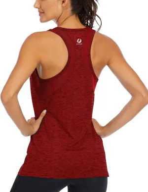ICTIVE Workout Tank Tops for Women Loose Fit Yoga Mesh Racerback Open Back Muscle Shirts