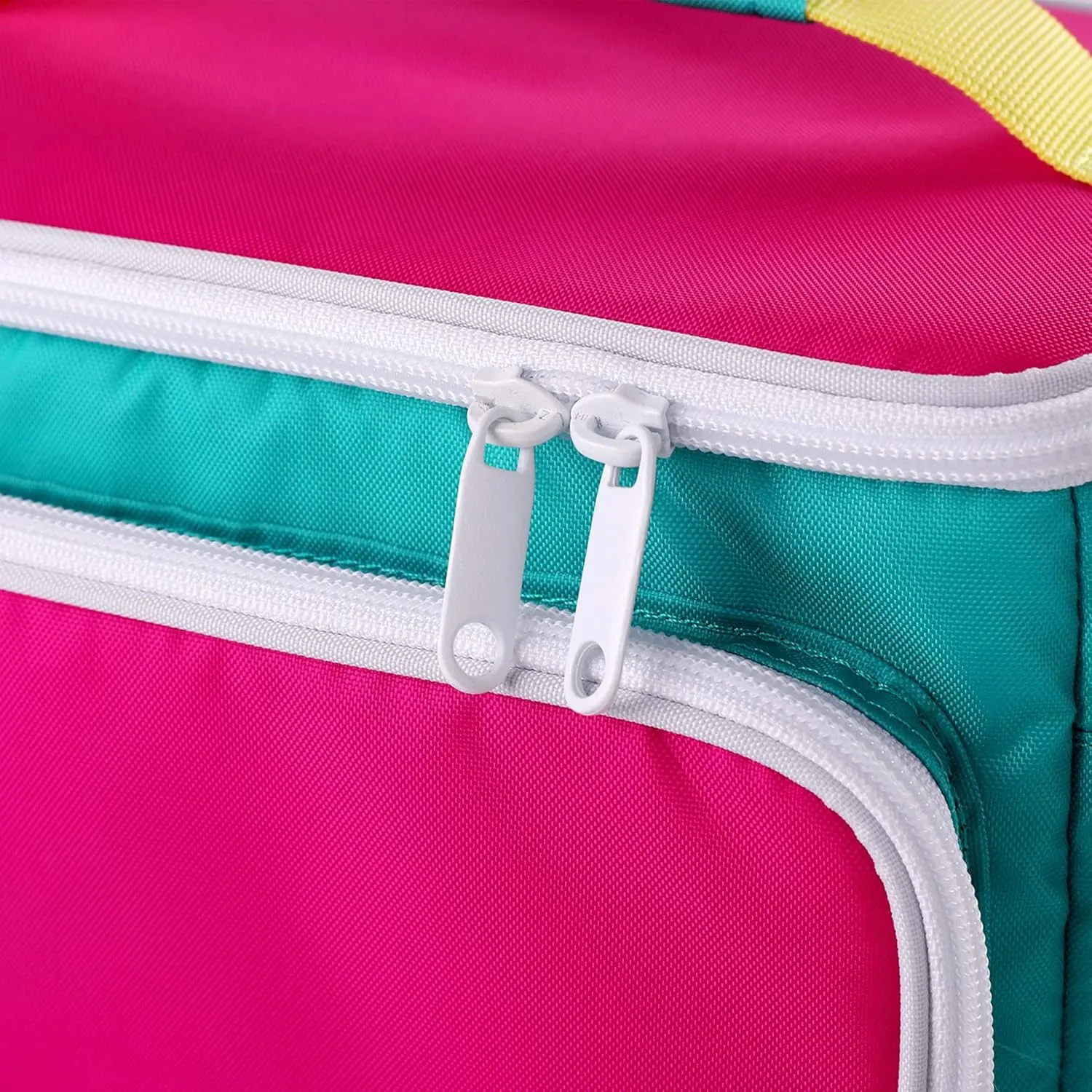 Igloo Retro 90s Lunch Coolers, Insulated Lunch Bag, Square Lunch Box Cooler with Front Pocket & Adjustable Strap