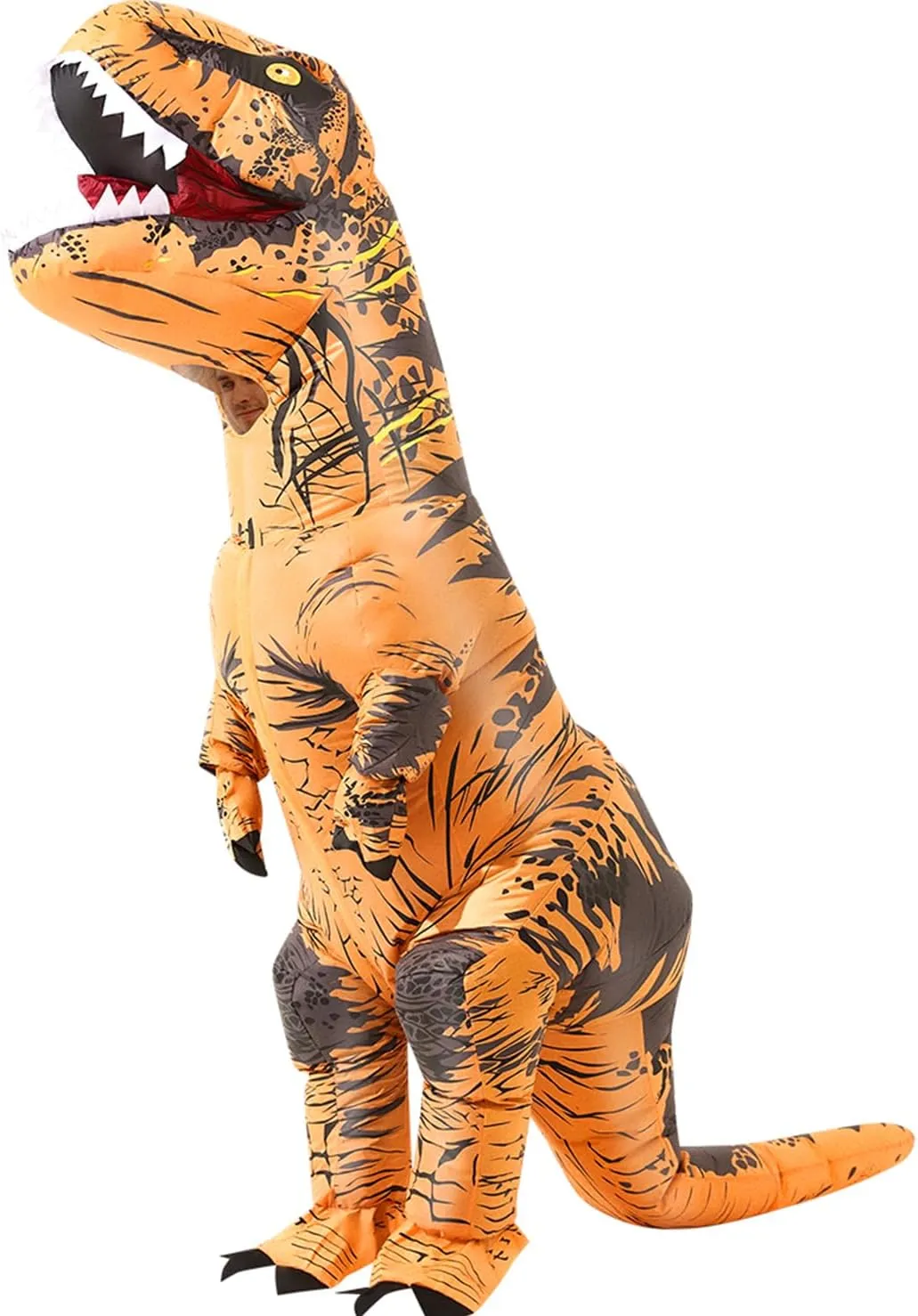 Inflatable Dinosaur Costume Adult Fancy Dinosaur Suit Blow up Trex Full Body Dino Costume For Halloween Cosplay Party
