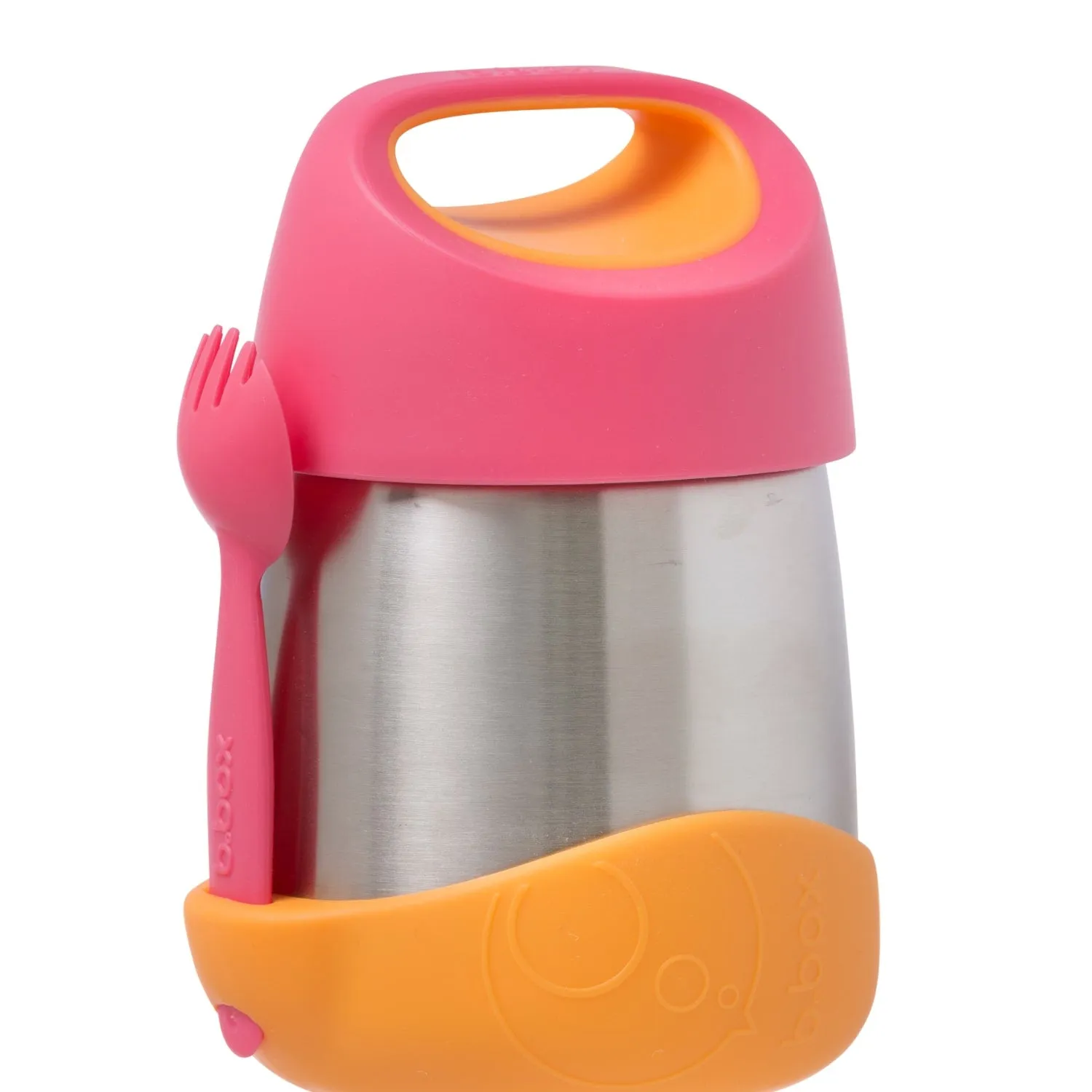 Insulated Food Jar: 335ml - Strawberry Shake Pink Orange | b.box