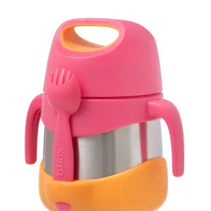 Insulated Food Jar: 335ml - Strawberry Shake Pink Orange | b.box