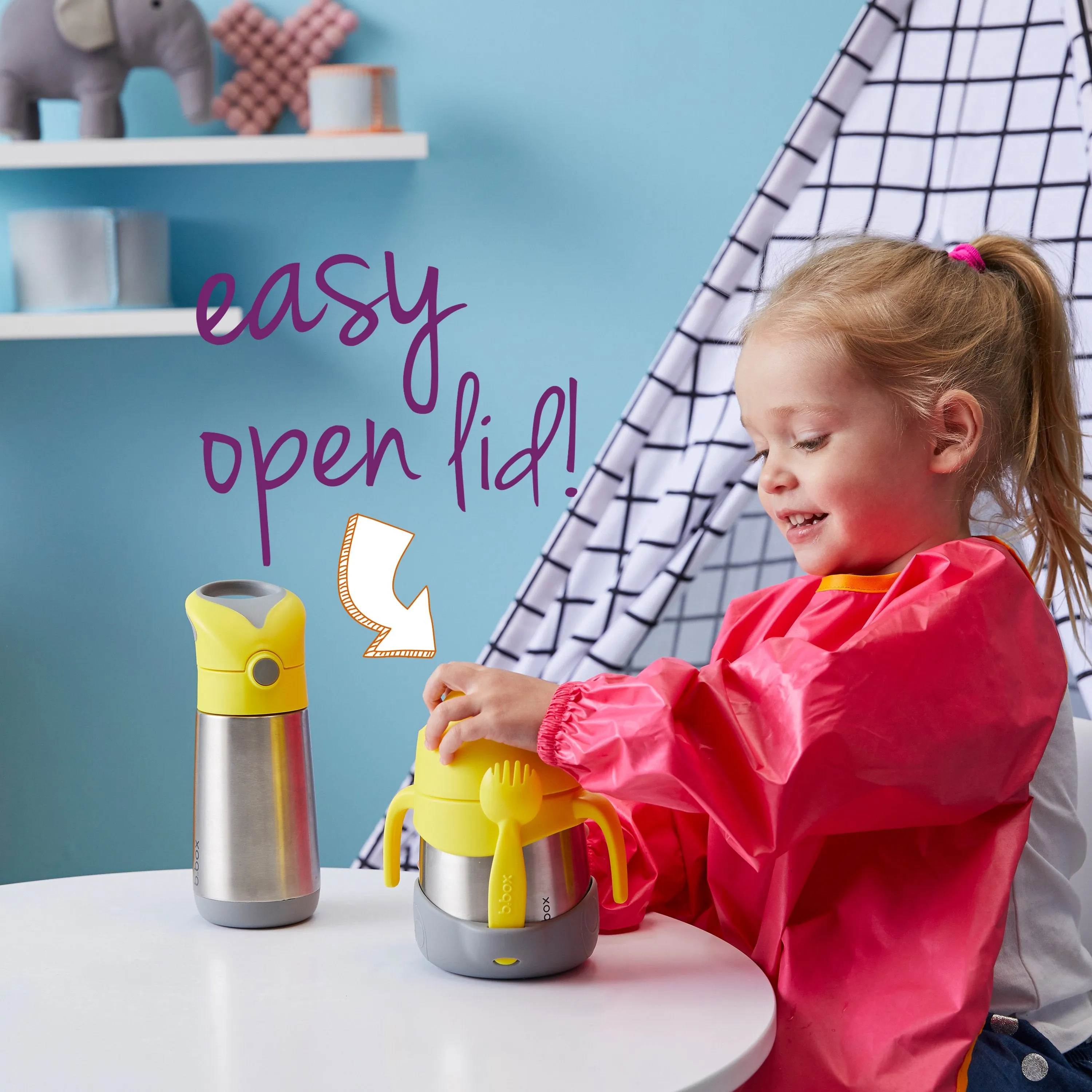 insulated food jar - lilac pop