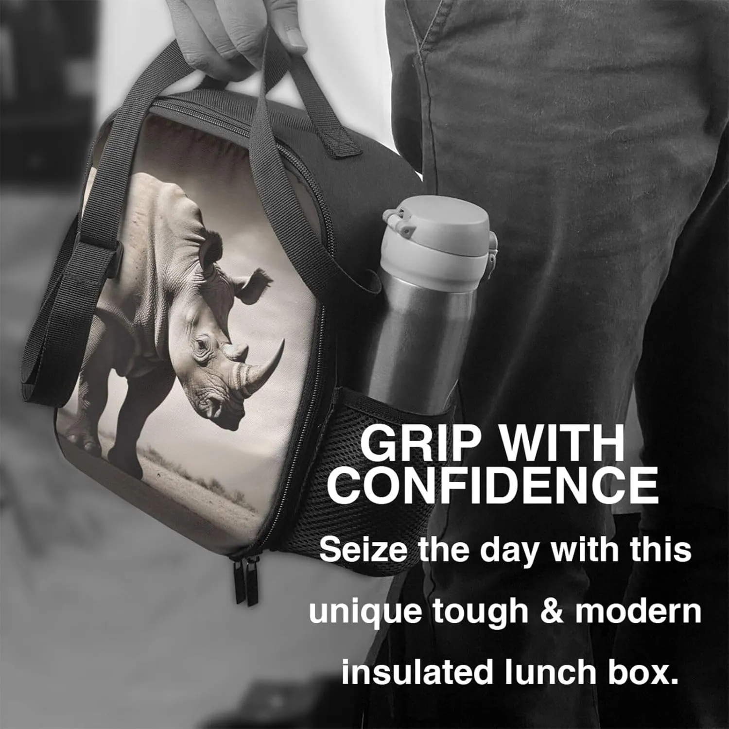 Insulated Lunch Bag South Africa animal_77922365 Lunch Box for Women Men Reusable Lunch Tote Bag for Work Picnic Travel