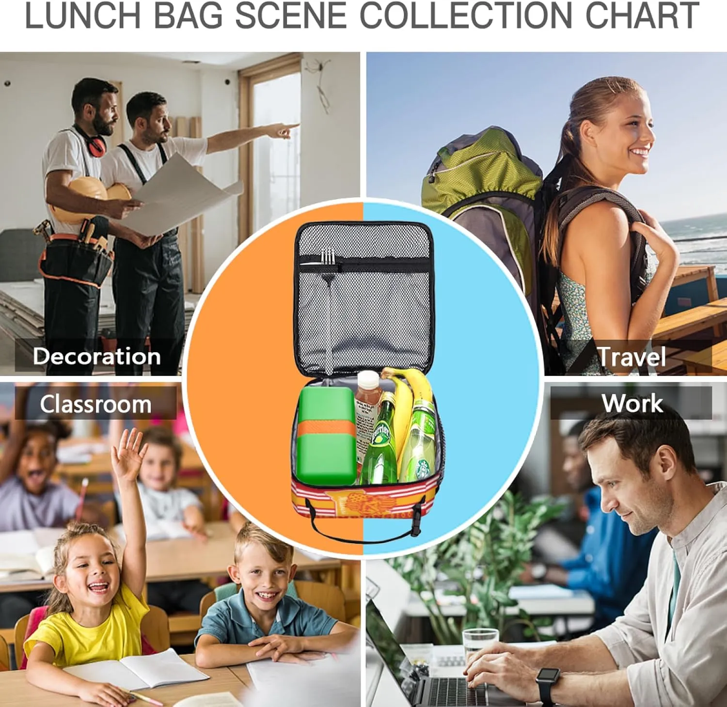 Insulated Lunch Box for Kids Boys Girls, Reusable Insulated Lunch Bags, Football Fans Gifts for Missouri, Lunchbox for Kansas