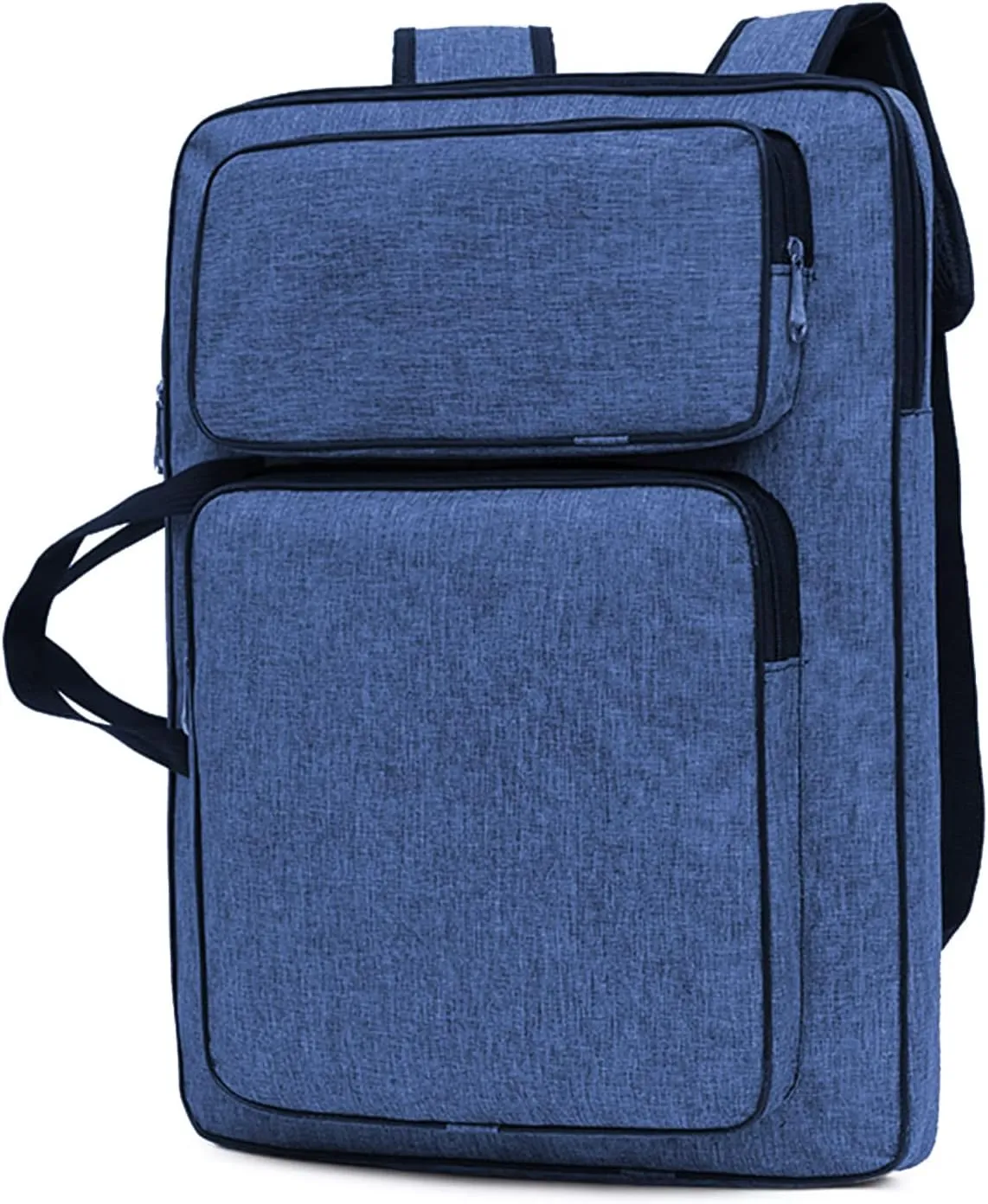 ITODA A3 Art Portfolio Carry Case Bag Drawboard Storage Tote Portable Handheld Shoulder Box Artist Drawing Board for 8k Sketch Easel Paper Palette Brush Pencil Painting Supplies