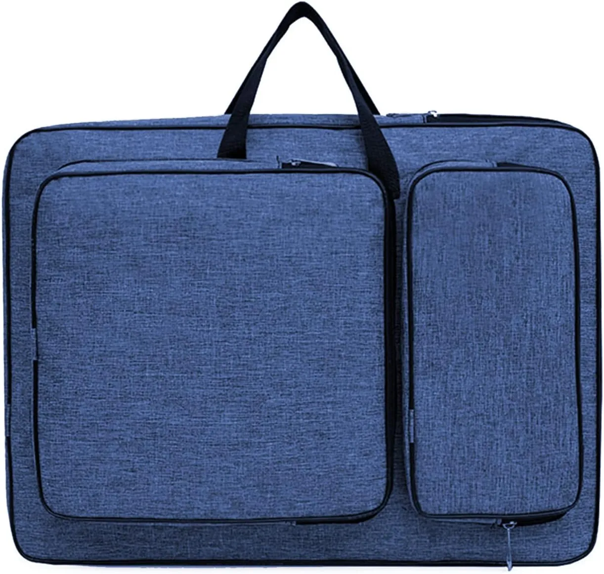 ITODA A3 Art Portfolio Carry Case Bag Drawboard Storage Tote Portable Handheld Shoulder Box Artist Drawing Board for 8k Sketch Easel Paper Palette Brush Pencil Painting Supplies