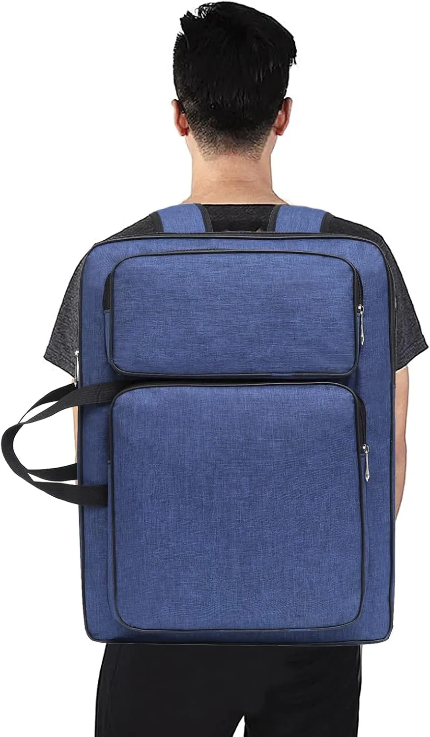 ITODA A3 Art Portfolio Carry Case Bag Drawboard Storage Tote Portable Handheld Shoulder Box Artist Drawing Board for 8k Sketch Easel Paper Palette Brush Pencil Painting Supplies