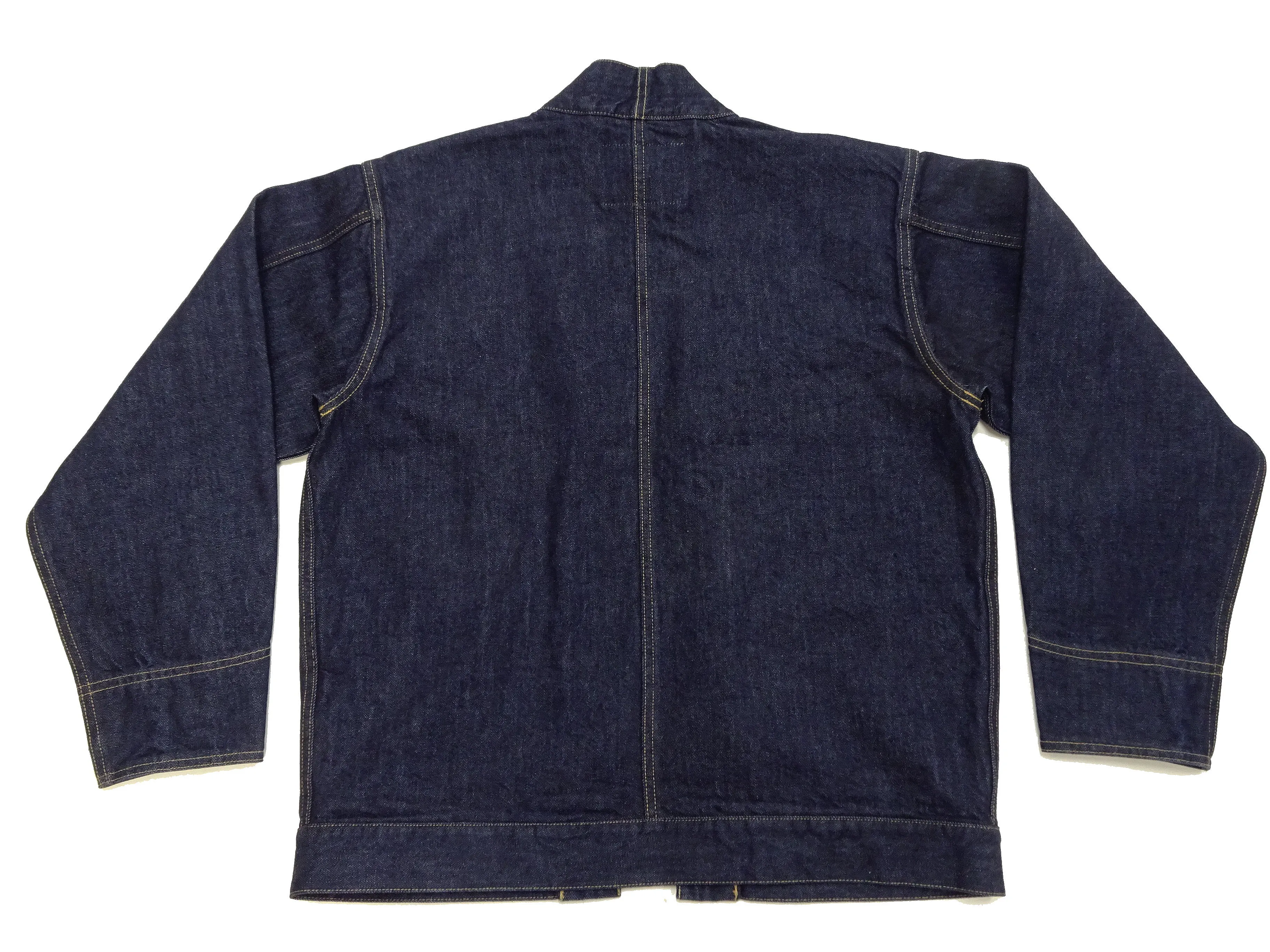 Japan Blue Jeans Denim Jacket Men's Casual Japanese Kimono-Style Haori Lightweight Outerwear JBOT1319 Indigo