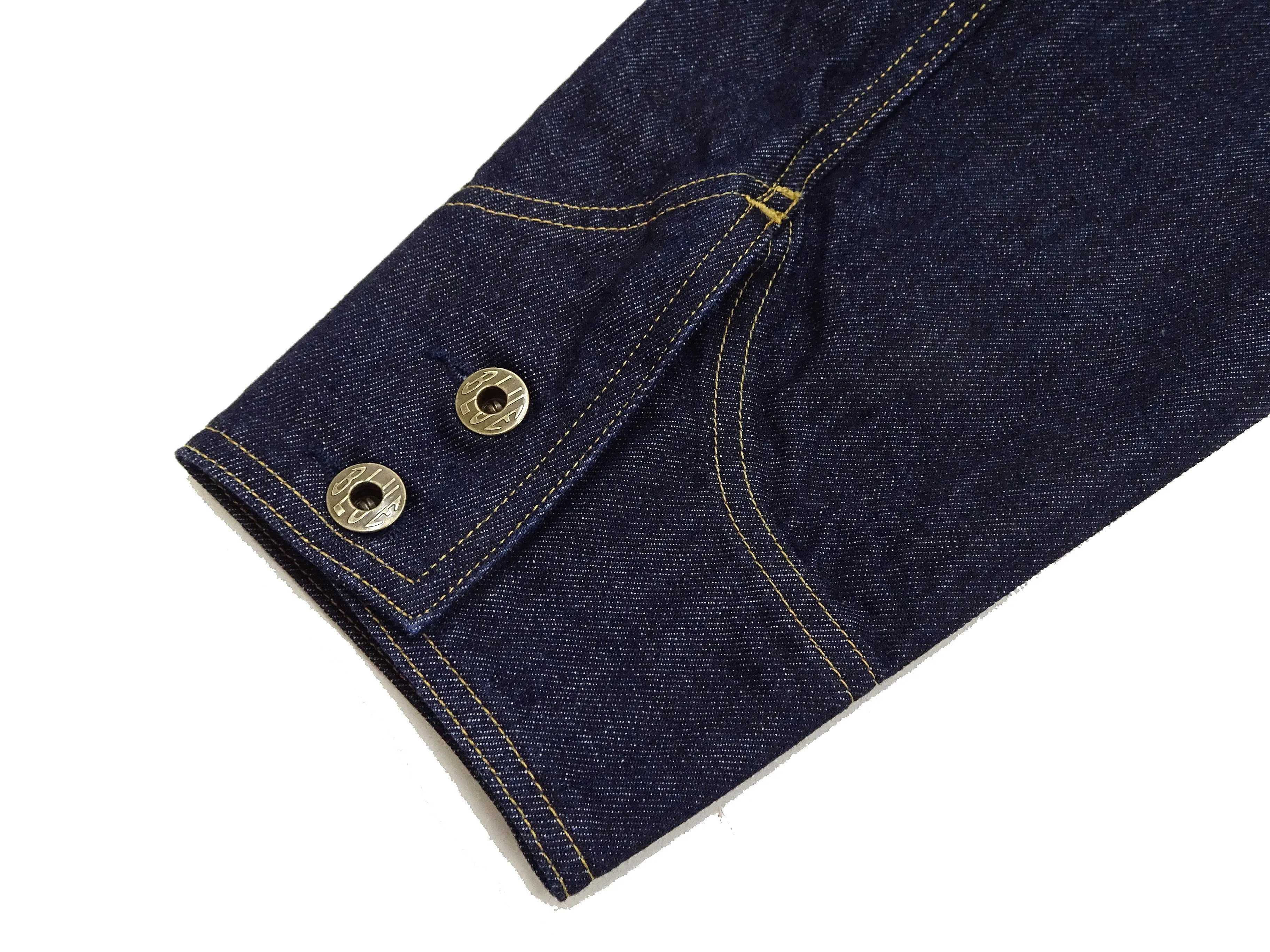 Japan Blue Jeans Denim Jacket Men's Casual Japanese Kimono-Style Haori Lightweight Outerwear JBOT1319 Indigo