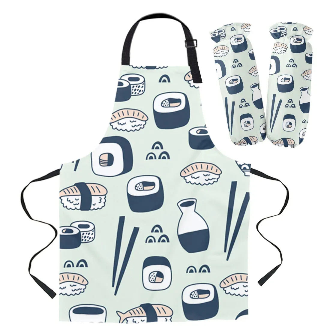 Japanese Food Apron & Owen Gloves
