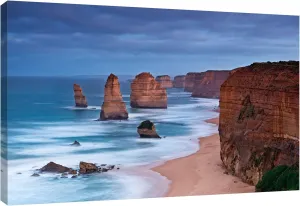 Jaxson Rea "Great Ocean Road Australia Gallery Wrapped Canvas by Lothar Ernemann, 15" x 10"