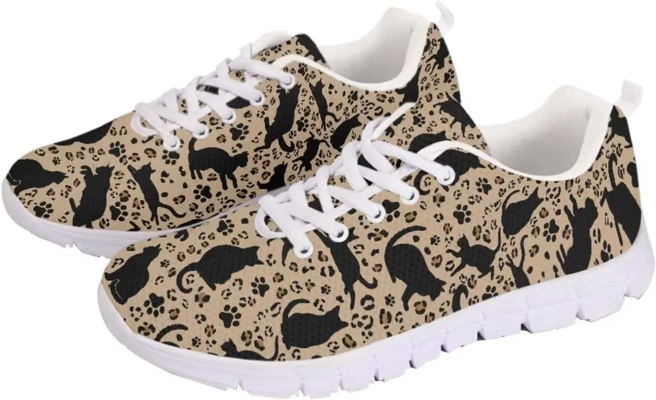 Jeiento Outdoor Running Shoes for Women Men Teenager Non Slip Fashion Mesh Gym Sports Shoes Workout Casual Sneakers for Teenager Girls