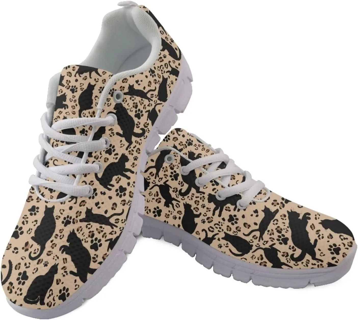 Jeiento Outdoor Running Shoes for Women Men Teenager Non Slip Fashion Mesh Gym Sports Shoes Workout Casual Sneakers for Teenager Girls