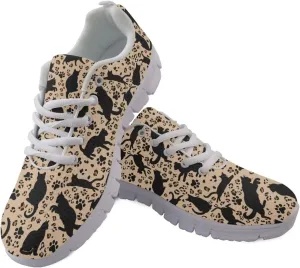 Jeiento Outdoor Running Shoes for Women Men Teenager Non Slip Fashion Mesh Gym Sports Shoes Workout Casual Sneakers for Teenager Girls