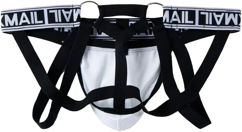 JOCKMAIL Mesh Breathable Jockstrap Athletic Supporters for Men Jock Strap Male Underwear