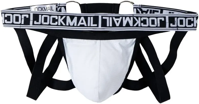 JOCKMAIL Mesh Breathable Jockstrap Athletic Supporters for Men Jock Strap Male Underwear