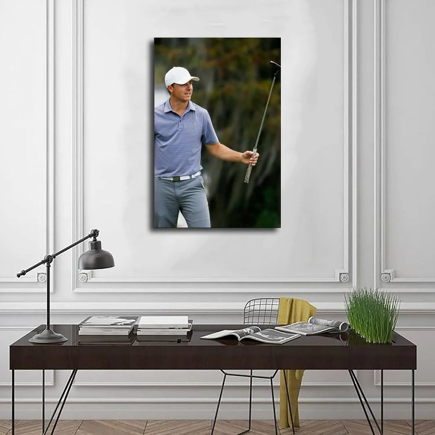 Jordan Spieth Golf Poster12 Canvas Poster Wall Art Decor Print Picture Paintings for Living Room Bedroom Decoration Unframe:12x18inch(30x45cm)
