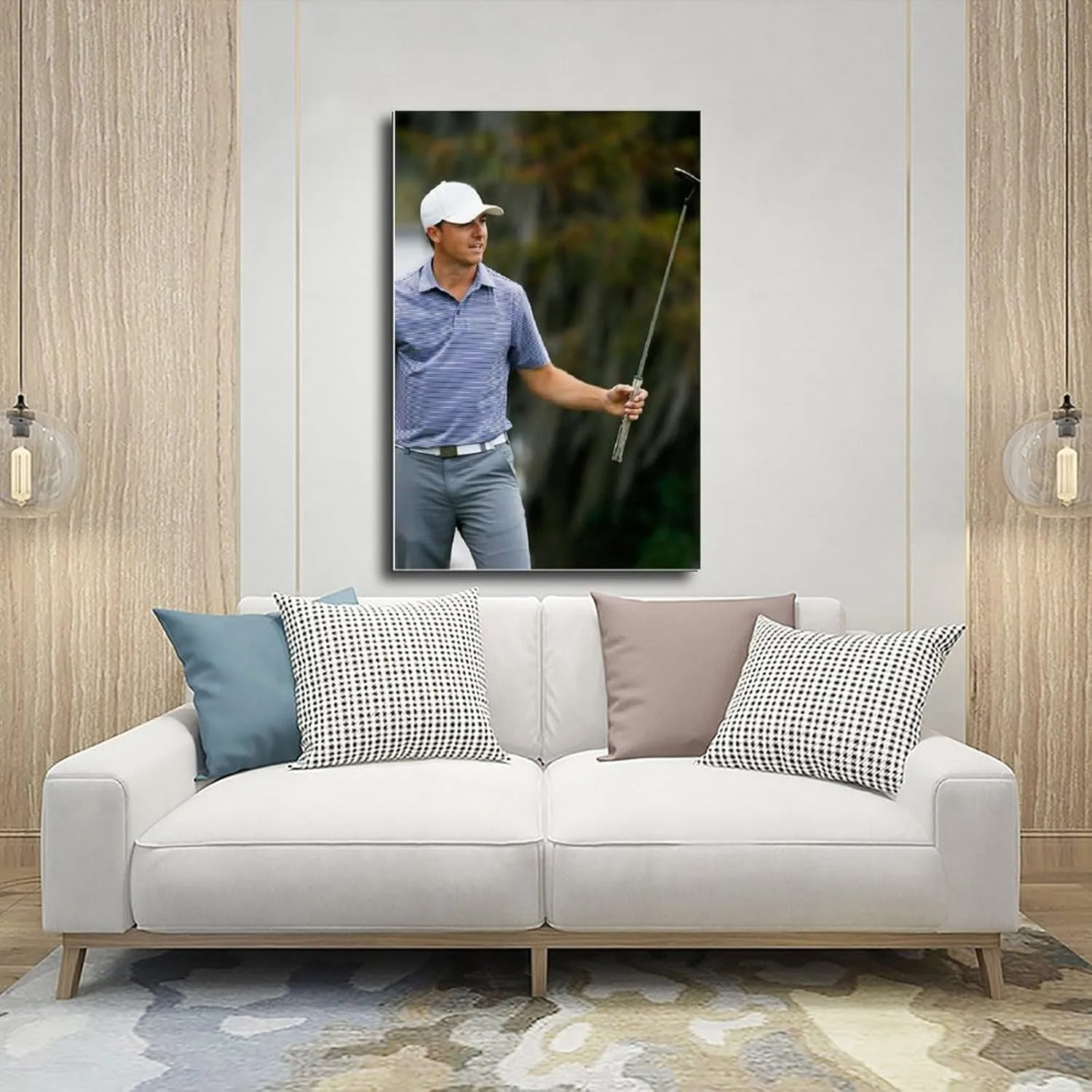 Jordan Spieth Golf Poster12 Canvas Poster Wall Art Decor Print Picture Paintings for Living Room Bedroom Decoration Unframe:12x18inch(30x45cm)