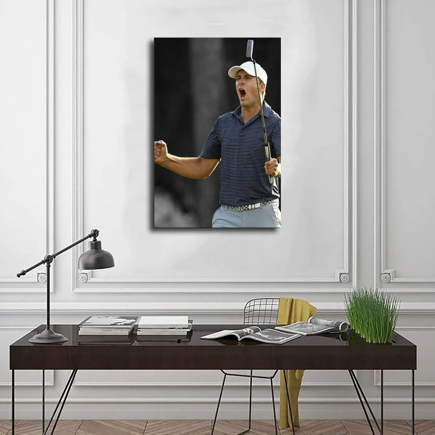 Jordan Spieth Golf Poster25 Canvas Poster Bedroom Decor Sports Landscape Office Room Decor Gift Unframe:20x30inch(50x75cm)